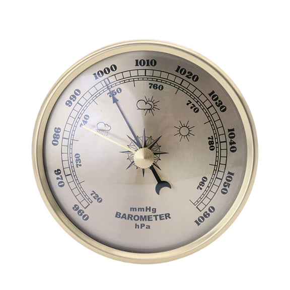 Ciwanning Decorative Metal Barometer Atmospheric Pressure Monitor Classical Homes OfficesG1ft70mm 90mm 108mm 130mm Option