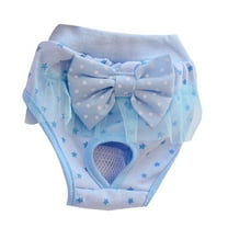 Ciwanning Dog Diaper Sanitary Panties for Girl Dog Female Pet Physiological Pantie for Small Pet Dog Kitten Jumpsuits Briefs Short