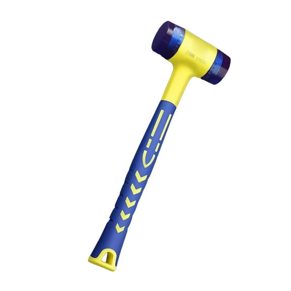 Ciwanning Double Head Rubber Hammer With Coated Grip Suitable For Professional Electricians & Home Use Carrying