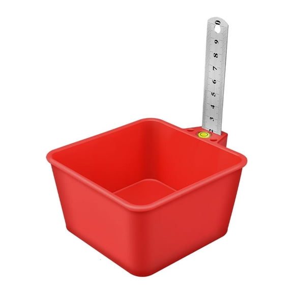 Ciwanning Double Side Scale Bubble Level Ruler Box Tiling Tool Floor Construction Gadget