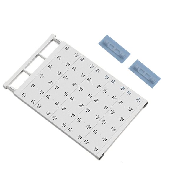 Ciwanning Durable Carbon Steel Wardrobe Rack with Adjustable Layers Retractable Shelves for Maximizing Storage in Small Spaces