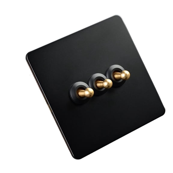 Ciwanning Elegant 86 Type Toggle Switches Strong Construct for Residential Commercial