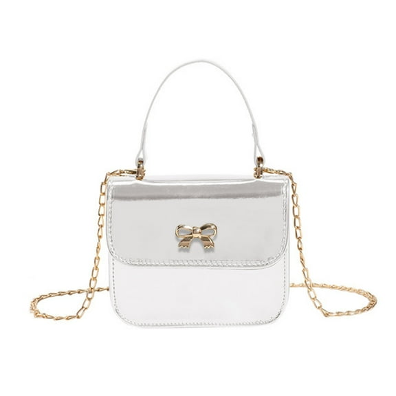 Ciwanning Elegant Evening Party Bags Chain Shoulder Bags Multifunctional PU Handbag for Formal Occasions