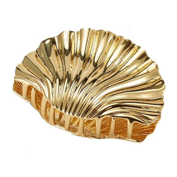 Ciwanning Elegant Hair Clamps Chic Alloy Shell Shapes Hair Clip Accessory for Women's Hair