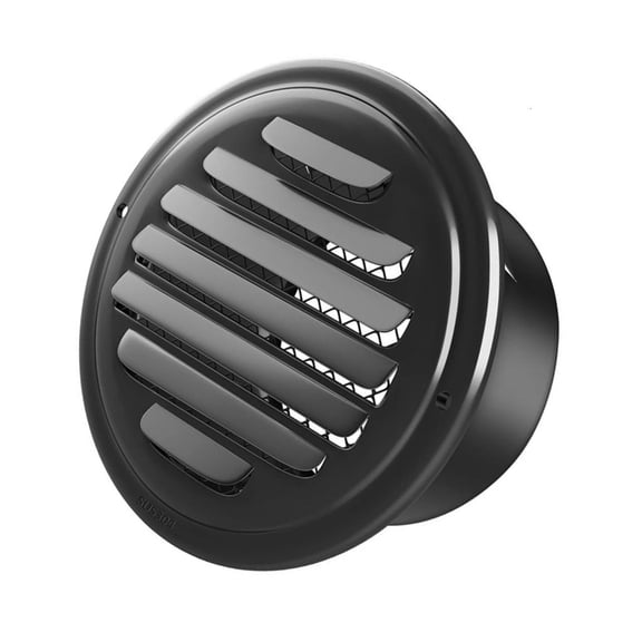 Ciwanning Elegant Silver Round Wall Vent Louvered Designs for Enhances Home Airflows