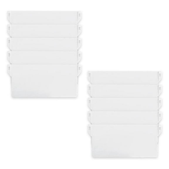 Ciwanning Essential Vertical Blind Bottom Weights Repair Set 10pcs White Bottom Weights for 5inch Slats Home Decorations