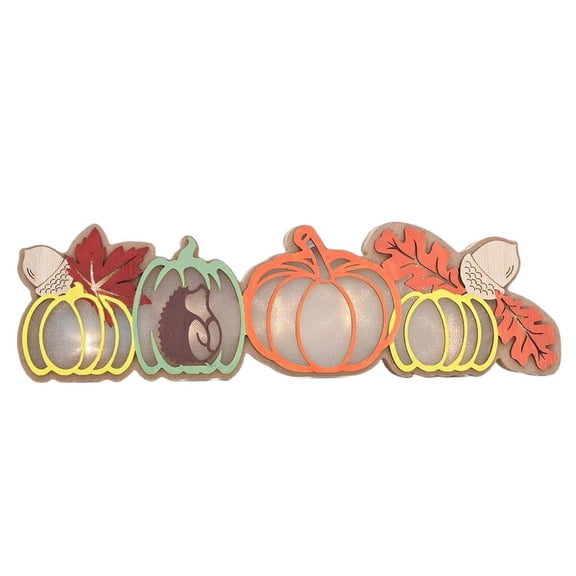 Ciwanning Fall Decors for Home Fall Wood Sign Farmhouse Autumn Harvest Tabletop Decors