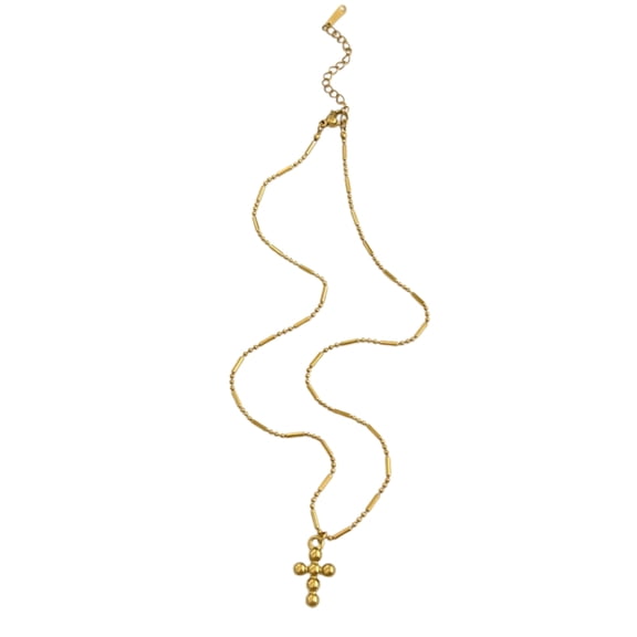 Ciwanning Fashionable Pendant Necklace Adjustable Chain Necklace Stylish Neck Jewelry Stainless Steel Texture for Daily Party Wear