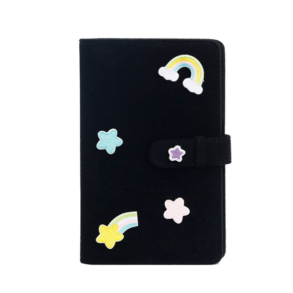 Ciwanning Felt Flower Album for Photo Album 96 Pocket 3 Inch Picture Storage Holder for Mini12/11/9/8 Collect Book Photocard