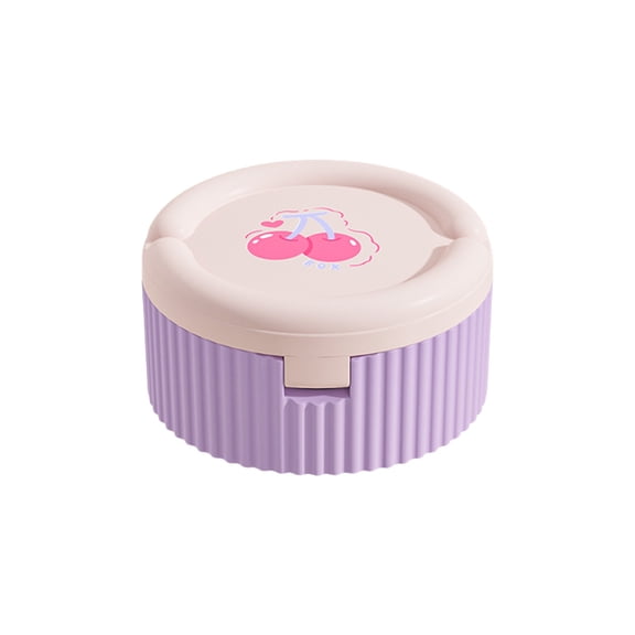 Ciwanning Foldable Travel Drinking Cup With Detachable Pills Organiser Compartments Medicine Holder For Outdoor Hiking