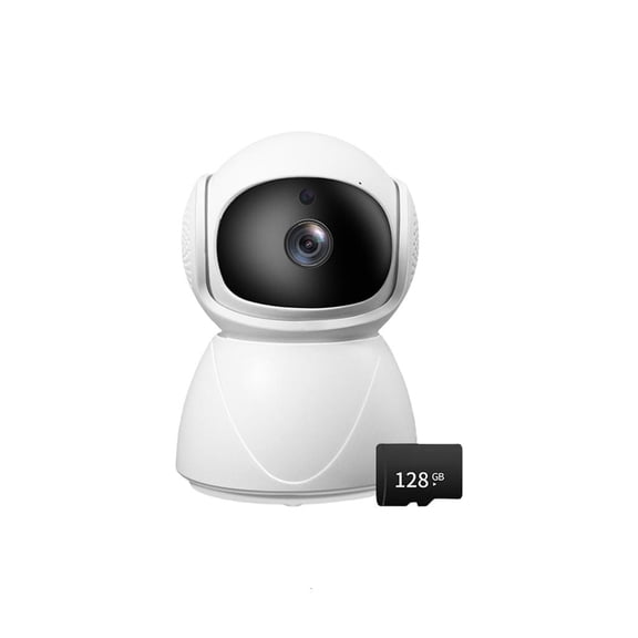 Ciwanning Full Coverage Home Surveillances Camera High-Definition Resolution Mobile App Control Durable ABS Design Indoor Surveillances