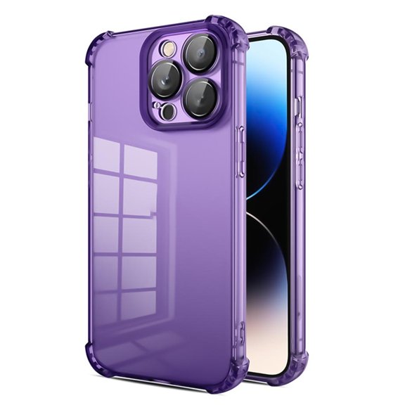 Ciwanning Full Coverage Housing Clear Case for Phone 14 Mobile Phone Cover Shockproof Protective Bumper Skin Flexible Cover Case