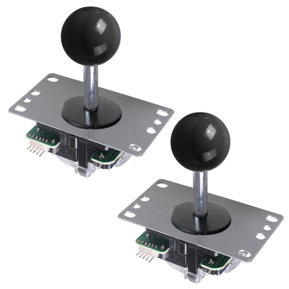 Ciwanning Gaming Joysticks with Small Switches Long Handle Pair for Reliable Performances
