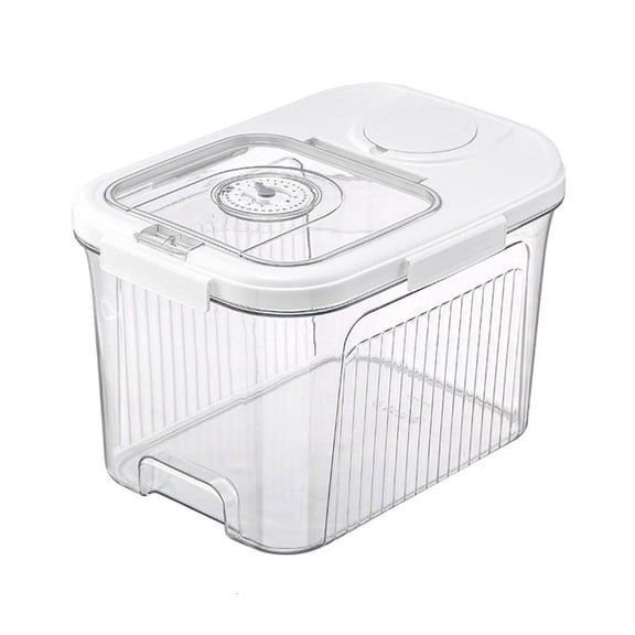 Ciwanning Grain Rice Storage Bin Clear Moisture Proof Pest Proof Organization Container