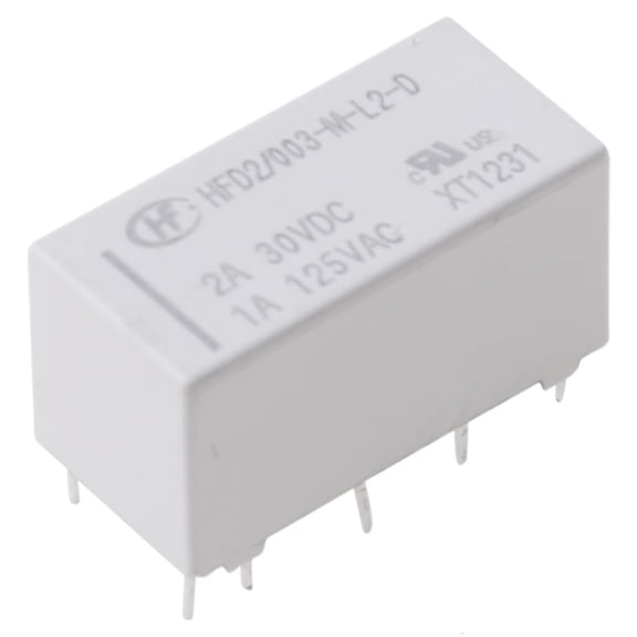 Ciwanning Double In-line Single Coil Relay 10P 3V Coil Bistable Latching Micro Mini Relay