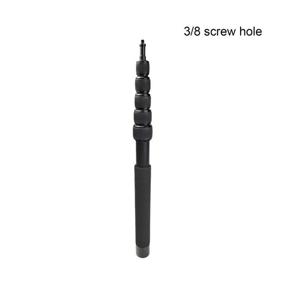 Ciwanning Handheld Telescopic Rod Stretchable Padded Aluminum Alloy Adjustable Rod 78.74in Telescoping Microphone Boom