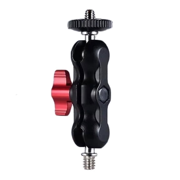 Ciwanning High Strength Aluminum Camera Clamp Mount 2kg Load Capacity Flexible Positioning 1/4 Connection For Sports Cameras