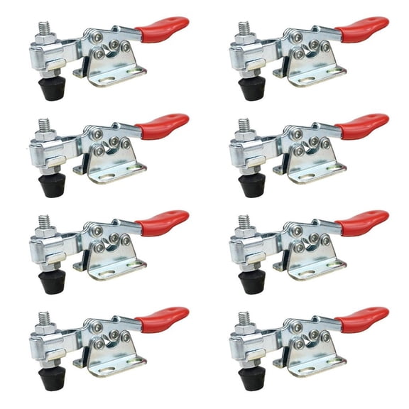 Ciwanning Horizontal Toggle Clamp Quick Releases Metal Clamp Tool for Woodworking Projects