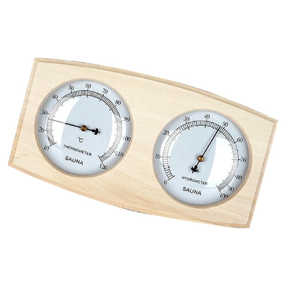 Ciwanning Indoor Humiditys and Temperature Monitors, Wood Construction for Interiors