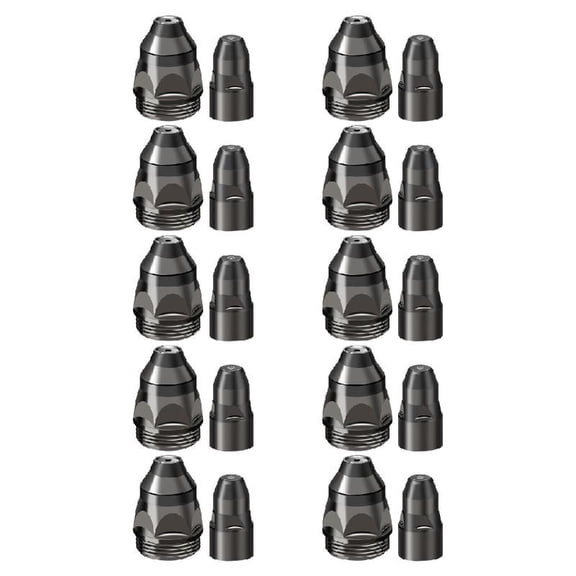 Ciwanning Industrial Copper P80 Electrode Nozzle,Edges Ignitions Capability Concentrated Flame Output for Metal Fabrication