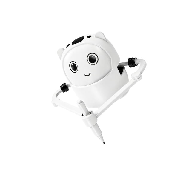 Ciwanning Interactive Tracing Robot Toy, Rechargeable Voice Guided Sketching Helper for Desk Based Creative Drawing