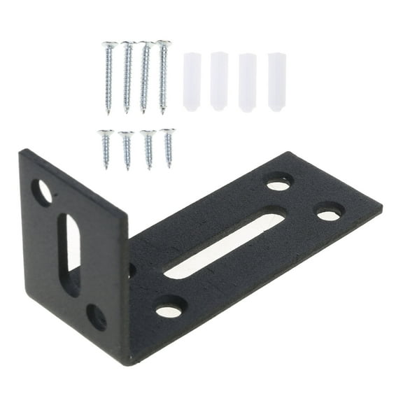 Ciwanning L-Bracket Shelf Cold-Rolled Steel Corner Brace Drawer Shelf Wall Bracket Furniture Hardware Sturdy