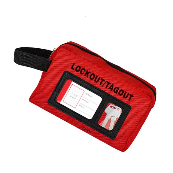Ciwanning Large Capacity Lockout Tagout Pouch Water Resistant Fabric Easy Maintenance