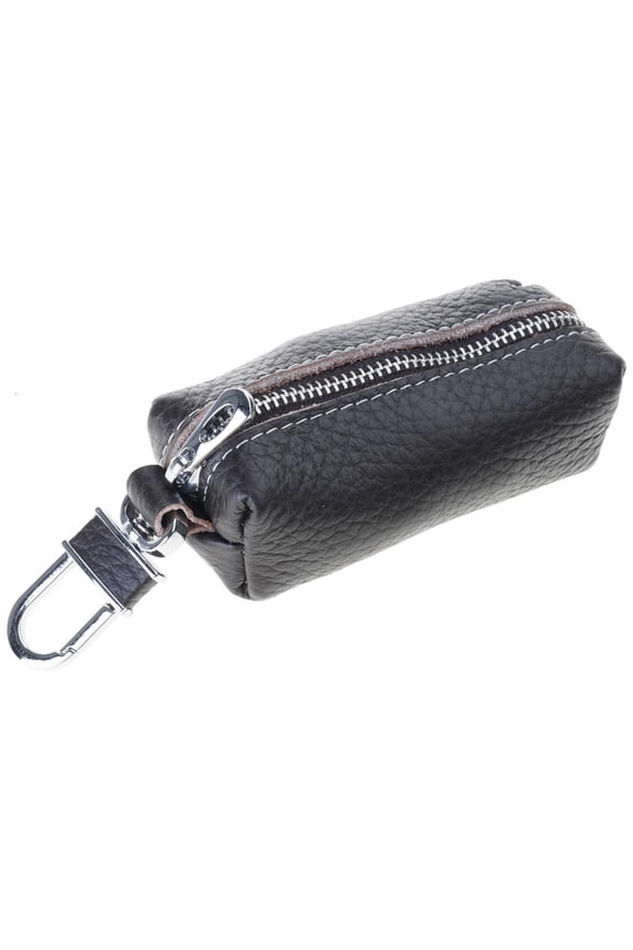 Leather Men Women Key Holder Keychain Bag Organizer Car Keys Holder Pouch Multifunctional Small Wallet Mini Purse Holder