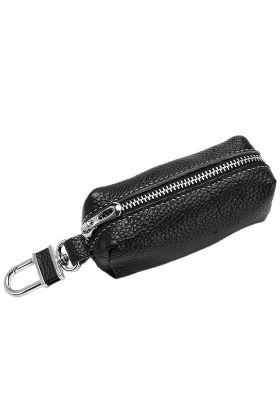 Leather Men Women Key Holder Keychain Bag Organizer Car Keys Holder Pouch Multifunctional Small Wallet Mini Purse Holder