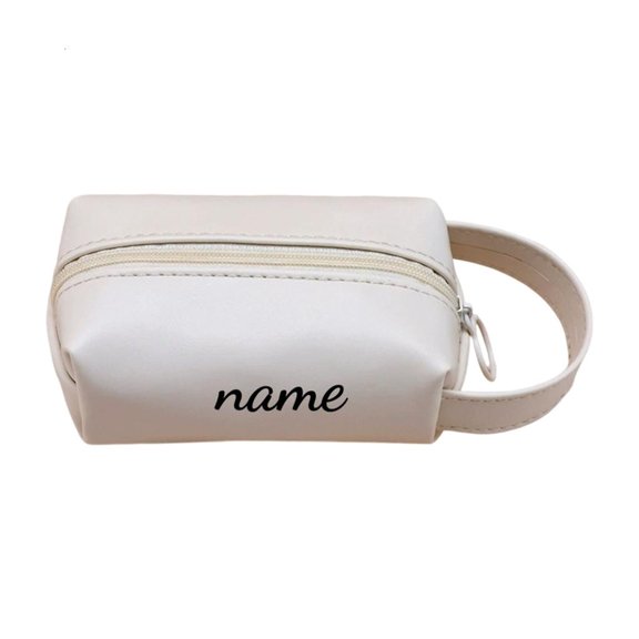 Ciwanning Light Miniature Cosmetic Organizers Spacious Interior Durable Travel Toiletry Bag For Keys Makeup Essential