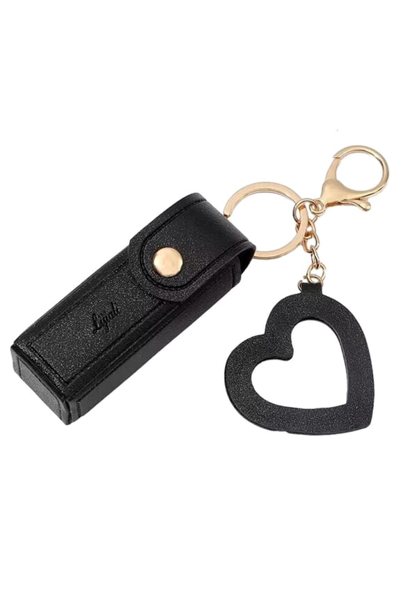 Lipstick Cover Keychain Lipstick Bag Key Chain Lip Balm Lipsticks Keyring Bag Accessories Jewelry Gift for Backpack