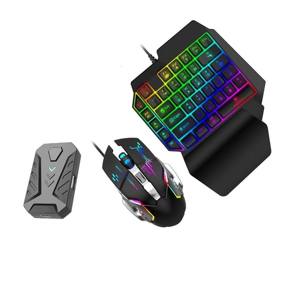 Ciwanning Mobile Controller Converter Cellphones Gamepad To Keyboard And Mouse Converter Support USB Cable Connection