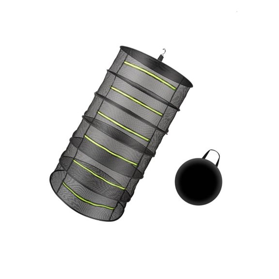 Ciwanning Multi Layer Foldable Round Basket Ventilated Design For Drying Organizing Items