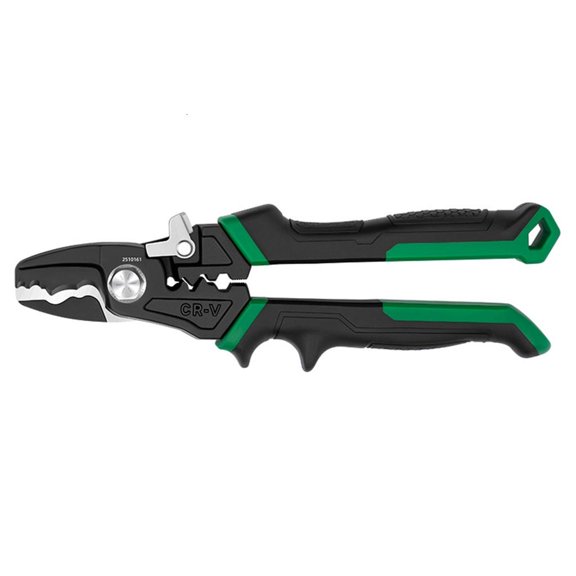 Ciwanning Multifunctional 8Inch Steel Wire Stripping Plier With Adjustable Mouths Wire Processing Tool For Various Cable Size
