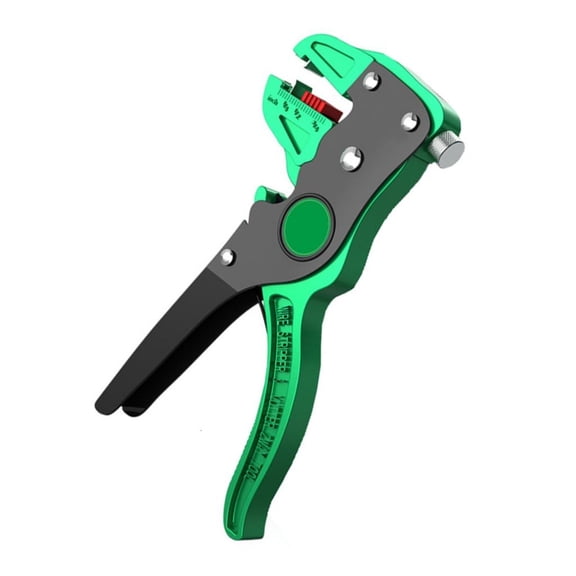 Ciwanning Multifunctional Cable Stripper Tool Automatic Stripping Design for Quick Wire Work Comfortable Handle and Lock Mechanism