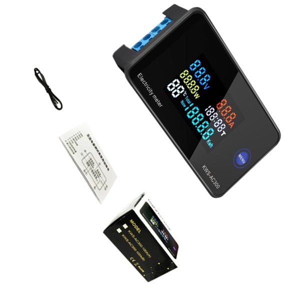 Ciwanning Multiple Use 20A Voltages Current Indicator Electrician Tool for Lab & Workshops