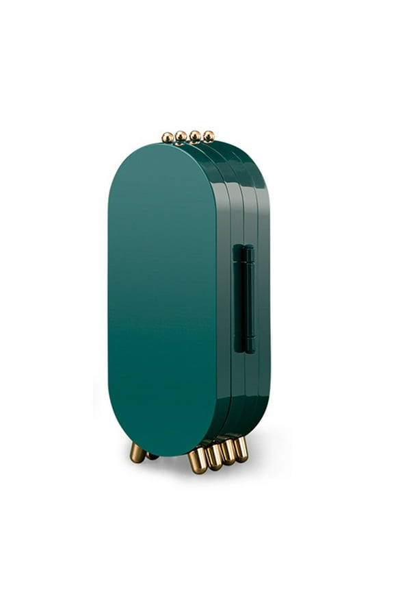 Nordic Luxury Jewelry Display Rack Storage for Case Hanging Necklace Earrings Rings Box 4 Fan Doors Foldable Screen Desktop Holder with