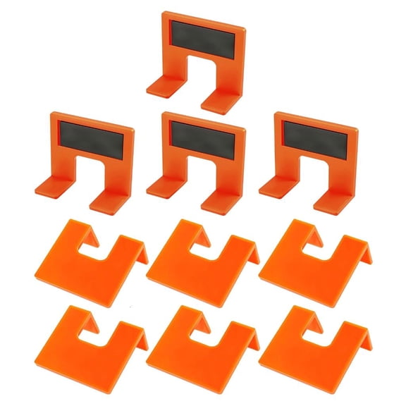 Ciwanning Pack of 2/4/6/10 Magnetic Back Hinge Installation Tool for Precise Drilling and Door Seam Control in Cabinet Making Projects.