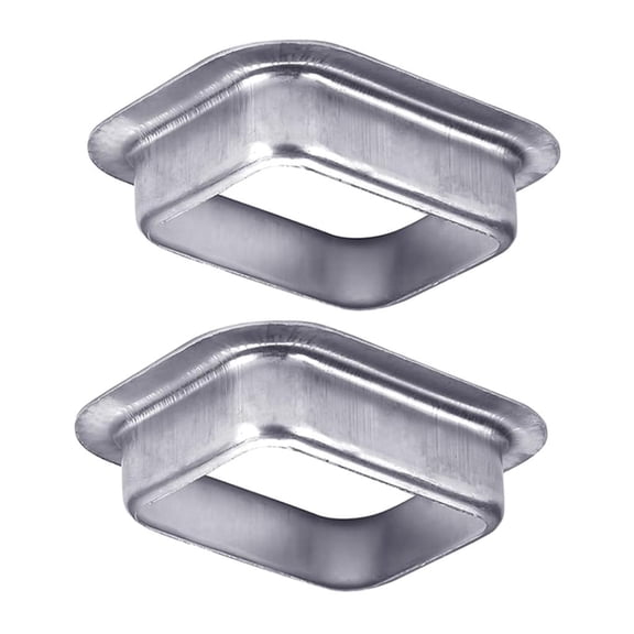 Ciwanning Pack of 2 Aluminum K Styles Gutter Downspout Drop Outlet Accessory for Enhances Water Flows and Drainage Systems