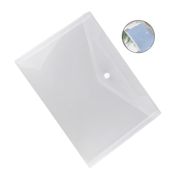 Ciwanning Pack of 20/30 Clear Sleeves Effective Paper Storage Pocket Student Paper Folder Clear Document Storage Pouches