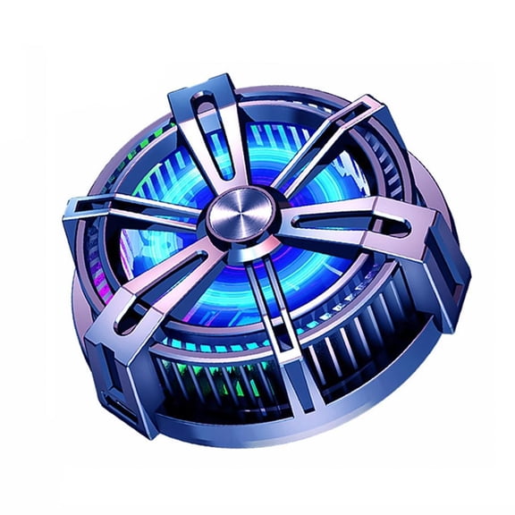 Ciwanning Phone Cooling Fan Radiator Low Noise Cooling System Semiconductor Magnetic Adsorption Heat Sink able with Light