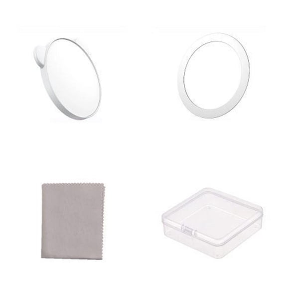 Ciwanning Phone Mounted Makeup Mirror Detachable Magnetic for Live Streaming Recording