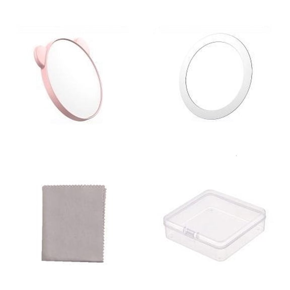Ciwanning Phone Mounted Makeup Mirror Detachable Magnetic for Live Streaming Recording