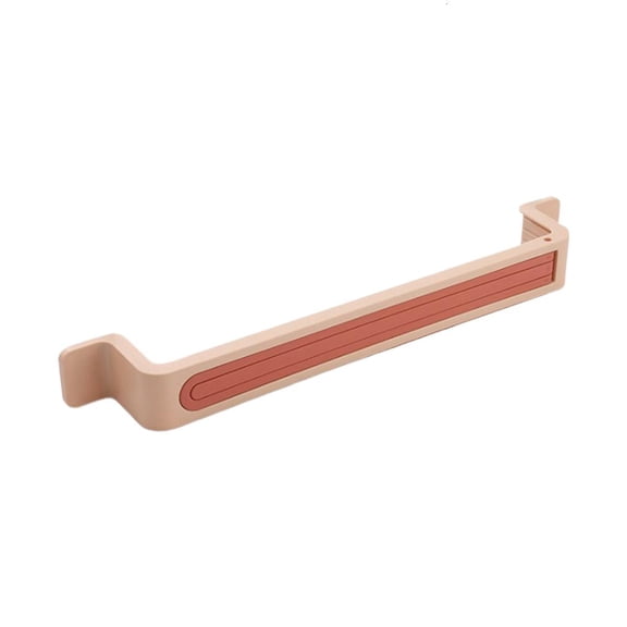 Ciwanning Plastic Towel Bar Folding Arm Swivel Hanger Nail-free Installation Bath Hardware
