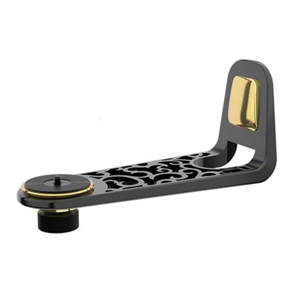 Ciwanning Portable L-shaped Projector Wall Holder Stand Aluminum Alloy Storage Bracket