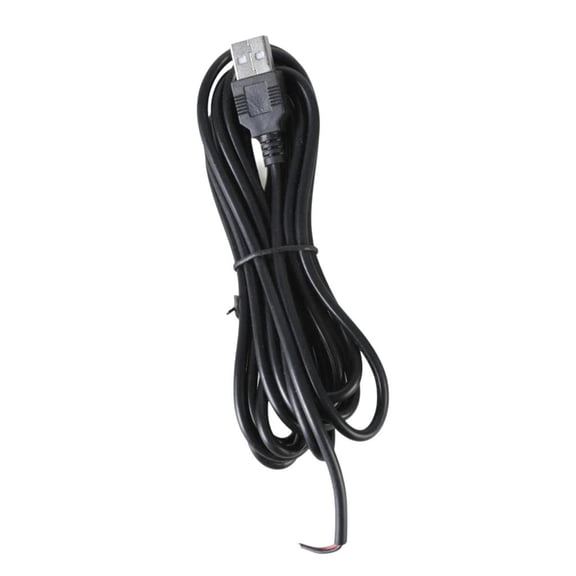 Ciwanning Portable USB Male Plug to 2pin Pigtail Extension Cable Cord 22AWG for LED Light