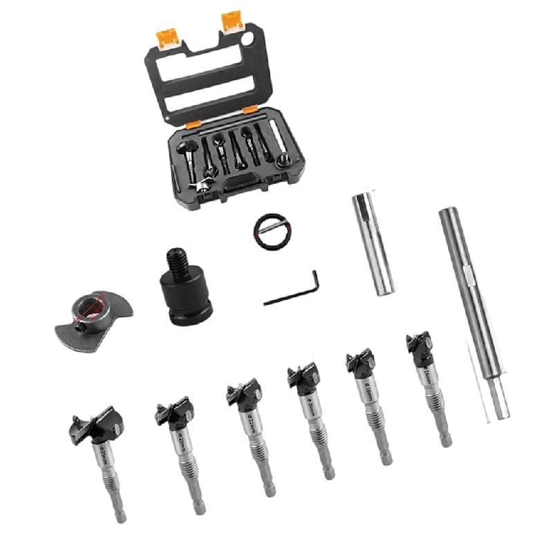 Ciwanning Premium Woodworking Drill Bit Set With Positioning Guide And ...
