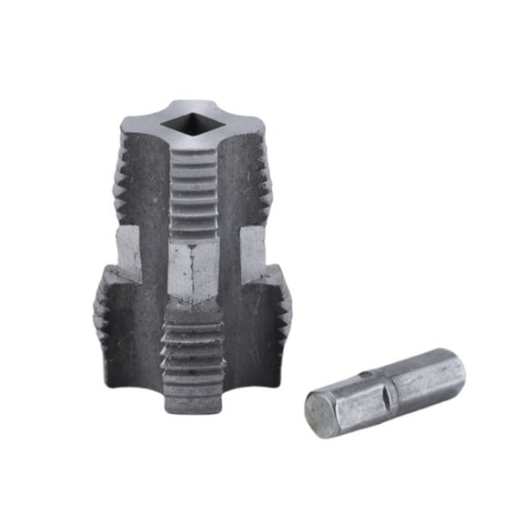 Ciwanning Professional 1/2" 3/4 Inch PVC Pipe Internal Thread Tap for Long Lasting Performances Tapered Pipe Thread Tap Opener