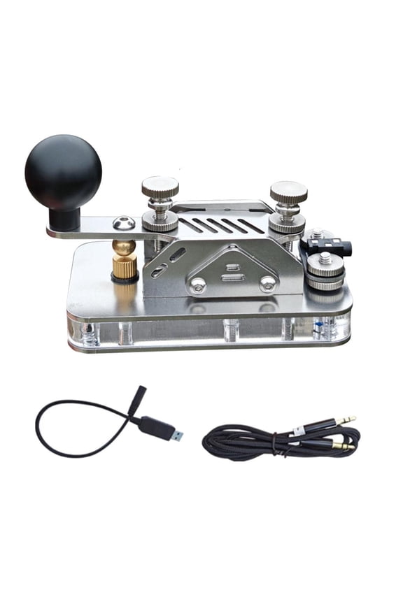Professional CW Key Make of Metal Ensuring Precise Morse Code Sending