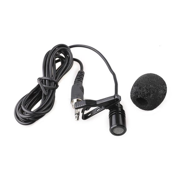 Ciwanning Professional Lavalier Lapel Microphone with 3.5mm Connector Lavalier Clip On Mic